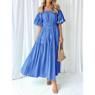 Stylish MASCOMODA Maxi Summer Dress for Women 2024
