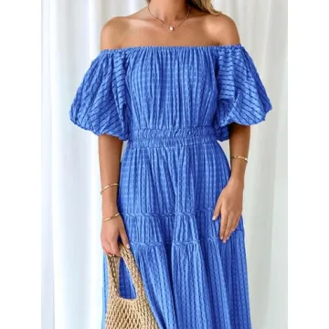 Stylish MASCOMODA Maxi Summer Dress for Women 2024