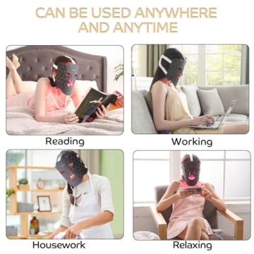 Portable Red Light Therapy Mask for Glowing Skin