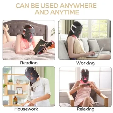 Portable Red Light Therapy Mask for Glowing Skin