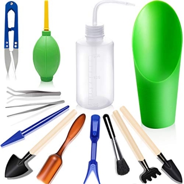 Succulent Tools Mini Garden Set - 13 Essential Tools