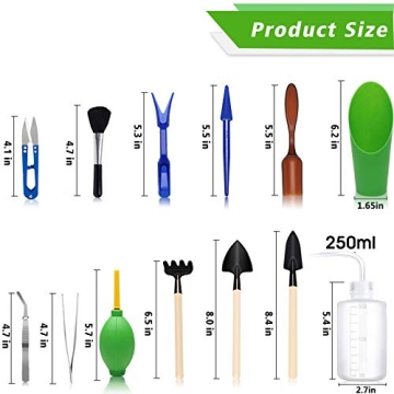 Succulent Tools Mini Garden Set - 13 Essential Tools