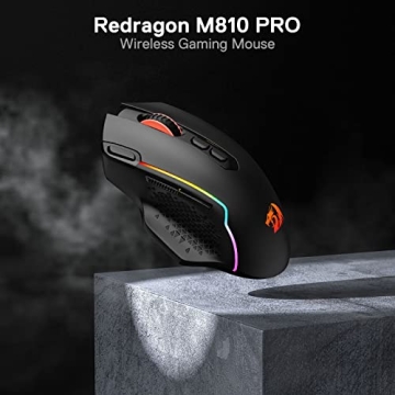 Redragon M810 Pro Wireless Gaming Mouse with 10000 DPI