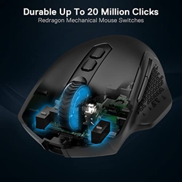 Redragon M810 Pro Wireless Gaming Mouse with 10000 DPI