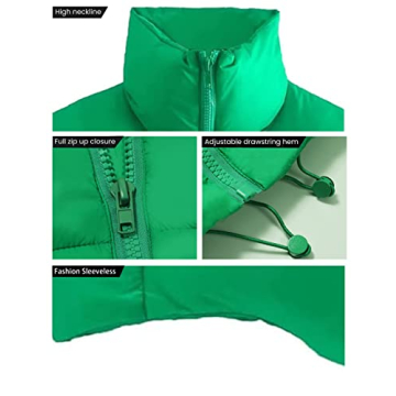 Stylish Daacee Women's Winter Crop Puffer Vest - Warm & Trendy