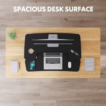 FLEXISPOT Electric Standing Desk Converter for Ergonomic Work