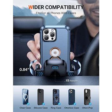 TORRAS Ultra-Durable Car Phone Holder for All Smartphones