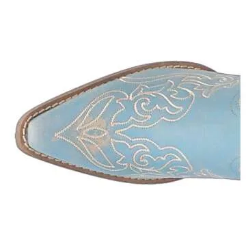 Dingo Women's Flirty N' Fun Western Boot, Blue, 8