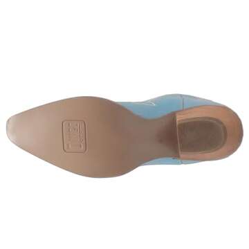 Dingo Women's Flirty N' Fun Western Boot, Blue, 8