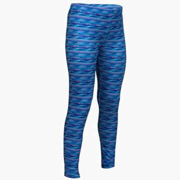 Stylish Girl's Active Leggings 2-Pack - Space Dye and Solid Navy - Perfect Fit!