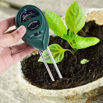 Lfurxzek Soil Test Kit - 3-in-1 Plant Health Meter