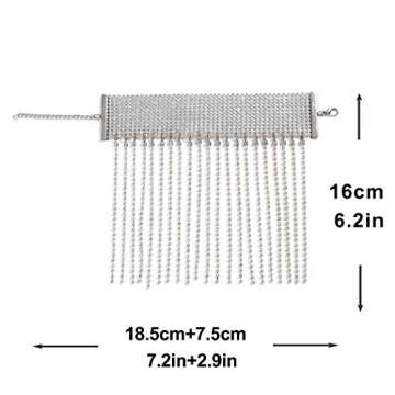 Stylish ELABEST Rhinestone Anklets for Women