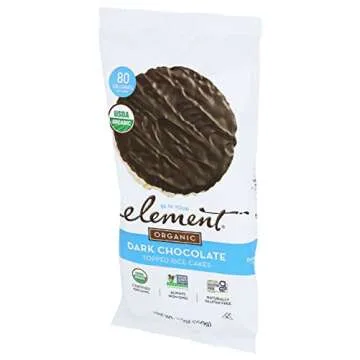 Element Snacks Organic Rice Cake Dark Chocolate, 3.5 oz