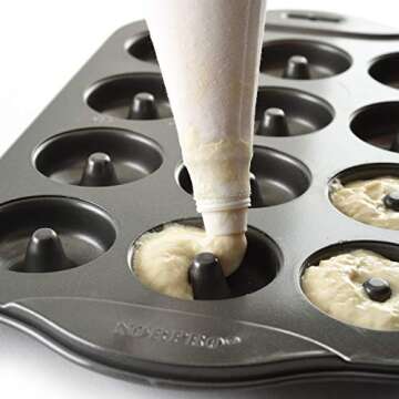 Norpro Nonstick Mini Donut Pan for Guilt-Free Baking