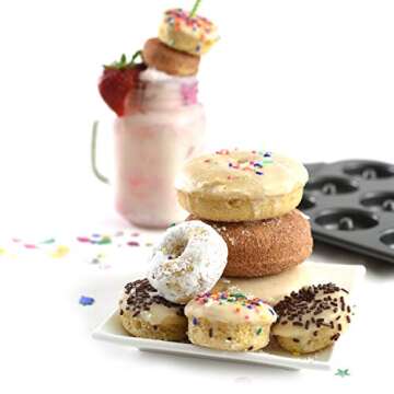 Norpro Nonstick Mini Donut Pan for Guilt-Free Baking