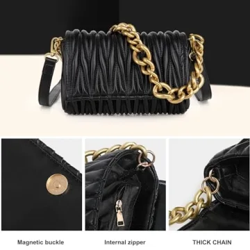 Stylish Montana West Quilted Evening Bag for Women