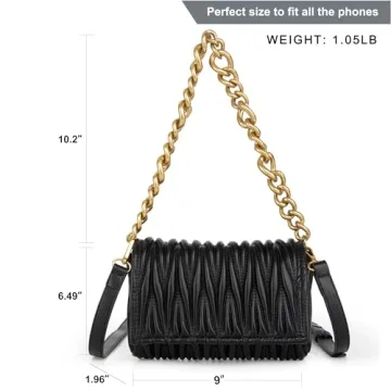 Stylish Montana West Quilted Evening Bag for Women