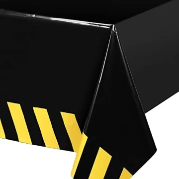 Construction Birthday Tablecloth Set for Kids Dump Truck Theme