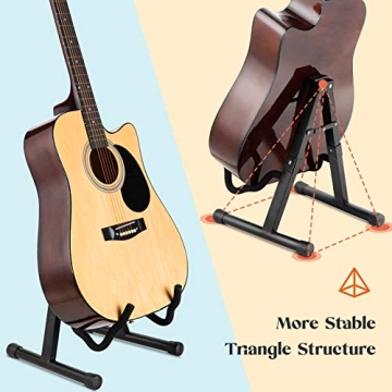 CAHAYA Universal Portable Guitar Stand for Every Musician