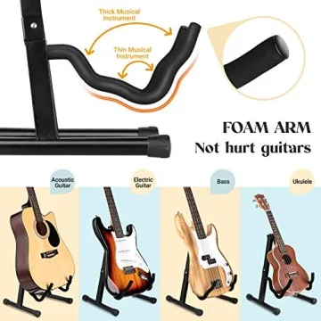 CAHAYA Universal Portable Guitar Stand for Every Musician