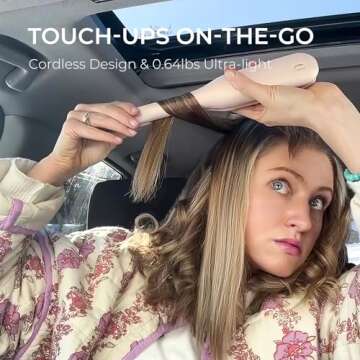 Cordless Mini Flat Iron for Short Hair - TYMO 2-in-1