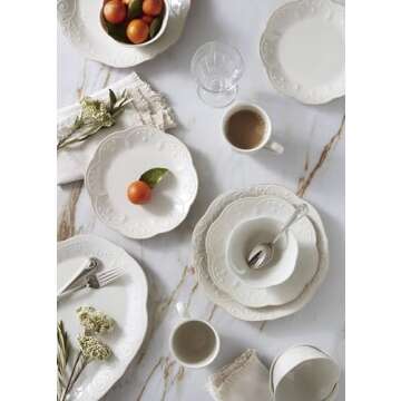 Lenox French Perle 4-Piece Place Setting, 12 ounces