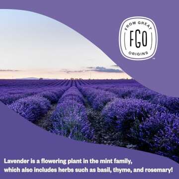FGO Organic Lavender Flowers - Culinary & Craft Use 16oz