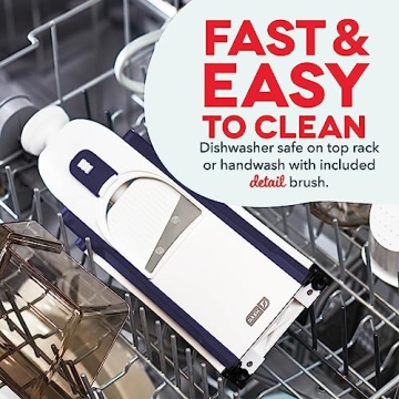 DASH Safe Slice Mandoline 30+ Presets Midnight Navy