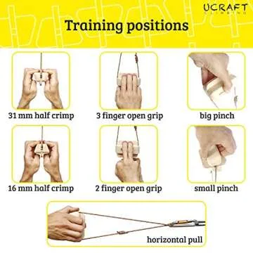 Ucraft Pocket-Sized Climbing Hangboard for Training