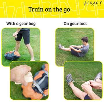 Ucraft Pocket-Sized Climbing Hangboard for Training