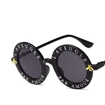 Fashionable Black Sunglasses for Women - L'AVEUGLE PAR AMOUR