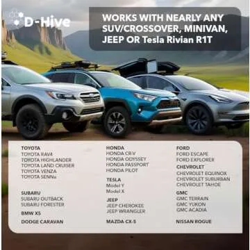 D-Hive Durable SUV Air Mattress for Camping with Pump