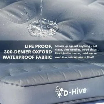 D-Hive Durable SUV Air Mattress for Camping with Pump