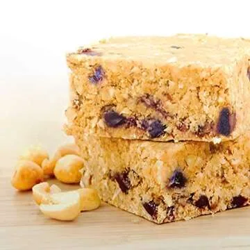 PROTEIN BAR MIX ~ No-Bake & Easy as a Protein Shake! Makes 8 Bars, 12-14g Protein/bar. Vegan Protein Balls Bars & Bites. “Peanut Butter & Jelly” is Gluten Free, No Sugar Added, Low FODMAP, Soy Free