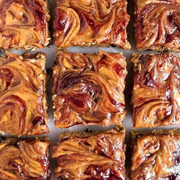 PROTEIN BAR MIX ~ No-Bake & Easy as a Protein Shake! Makes 8 Bars, 12-14g Protein/bar. Vegan Protein Balls Bars & Bites. “Peanut Butter & Jelly” is Gluten Free, No Sugar Added, Low FODMAP, Soy Free