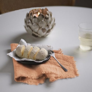 Ayuzawa Handmade Cloth Napkins in Caramel Elegance