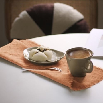 Ayuzawa Handmade Cloth Napkins in Caramel Elegance