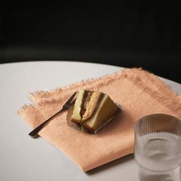 Ayuzawa Handmade Cloth Napkins in Caramel Elegance