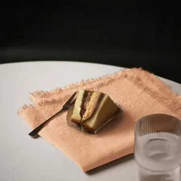 Ayuzawa Handmade Cloth Napkins in Caramel Elegance