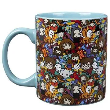 Harry Potter Ceramic Mug with Chibi Characters - Perfect Gift