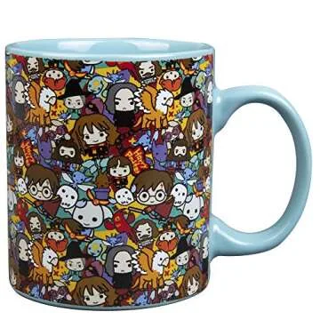 Harry Potter Ceramic Mug with Chibi Characters - Perfect Gift