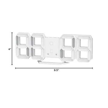 Stylish Petilleur 3D LED Digital Wall Clock for Gift