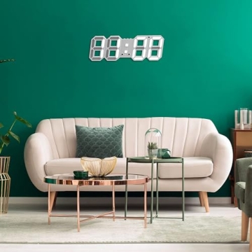 Stylish Petilleur 3D LED Digital Wall Clock for Gift