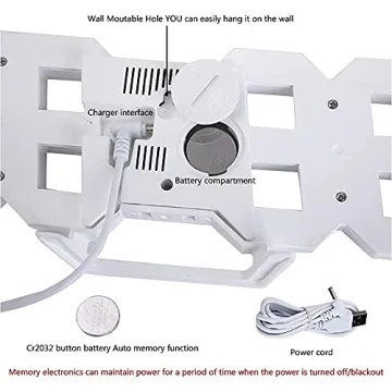 Stylish Petilleur 3D LED Digital Wall Clock for Gift