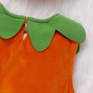 Adorable ZHSKEUUN Newborn Baby Pumpkin Halloween Costume