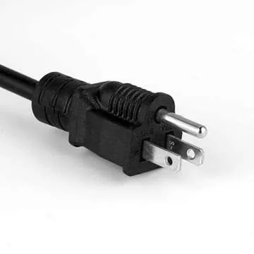 2-Pack 8ft Extension Cord Outdoor 16 AWG Heavy Duty Power Cord 3 Prong SJTW, NEMA 5-15P to NEMA 5-15R, Power Cable for Indoor and Outdoor Use, ETL Listed