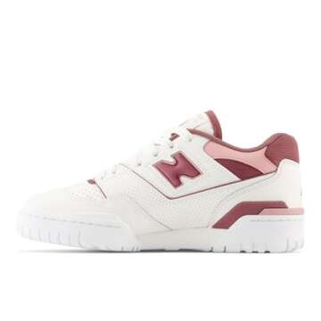 New Balance 550 Women’s Burgundy Sneakers Size 8