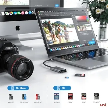 uni USB C SD Card Reader for Fast Data Transfers