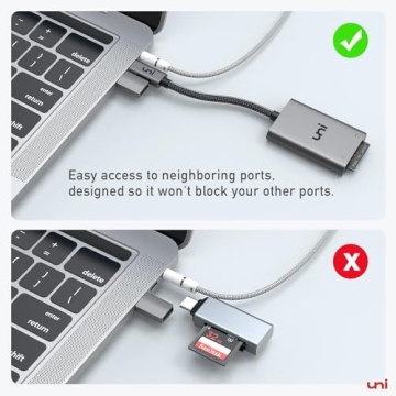 uni USB C SD Card Reader for Fast Data Transfers