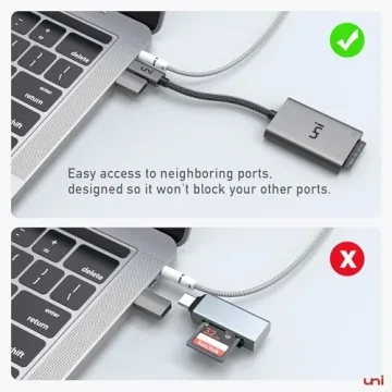 uni USB C SD Card Reader for Fast Data Transfers